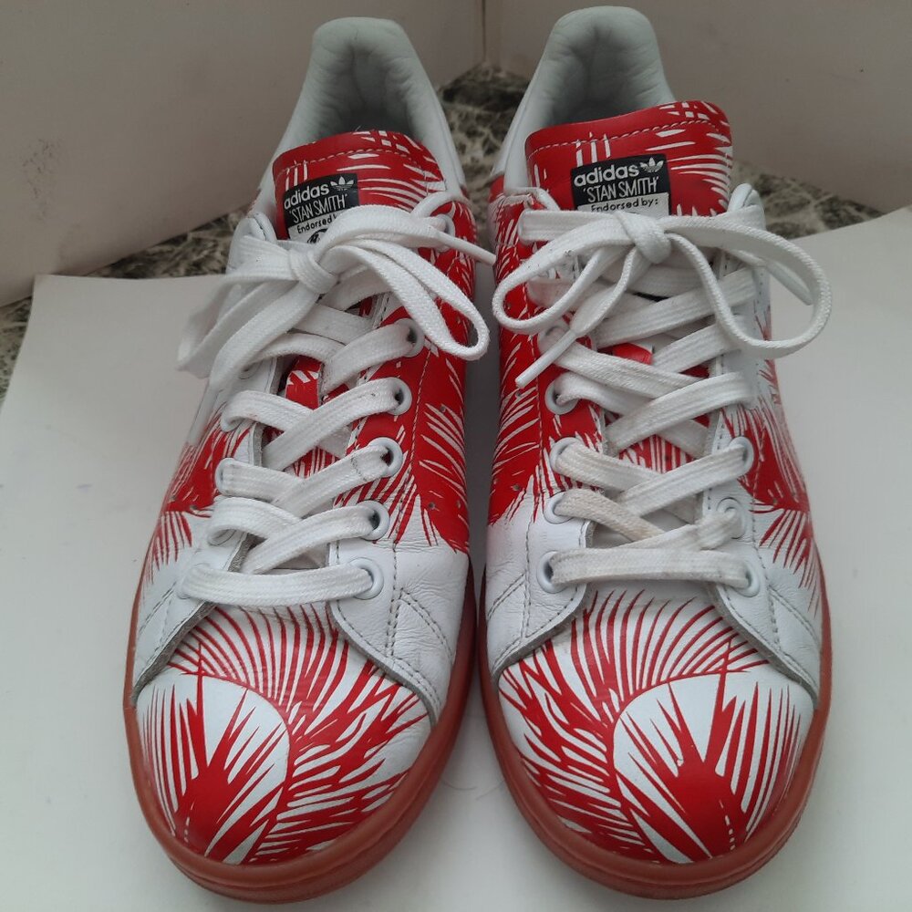 adidas Mens Stan Smith Pharrell x BBC Palm Tree Size 7